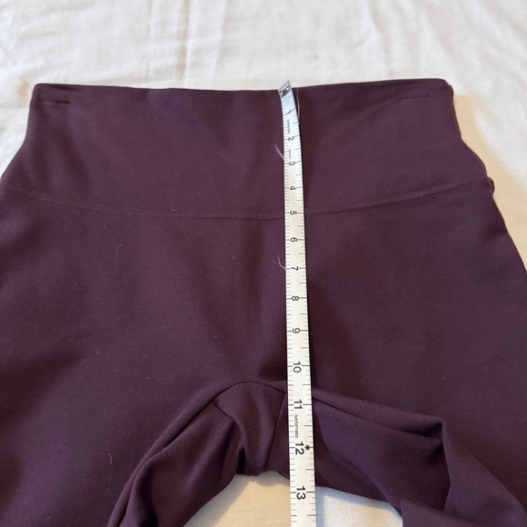 Spanx Large Ponte Ankle Pants Leggings ~ Stretch Slimming High Waist Plum Wine - Picture 5 of 10
